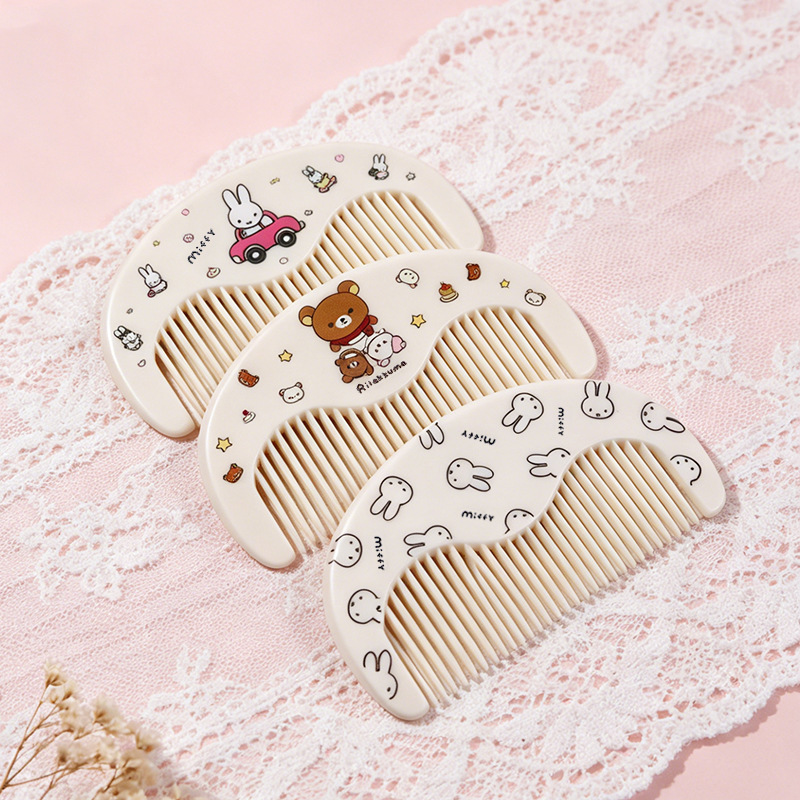 Hair Care Gift - Pente Portátil Antiestático Kawaii Miffy, Pente