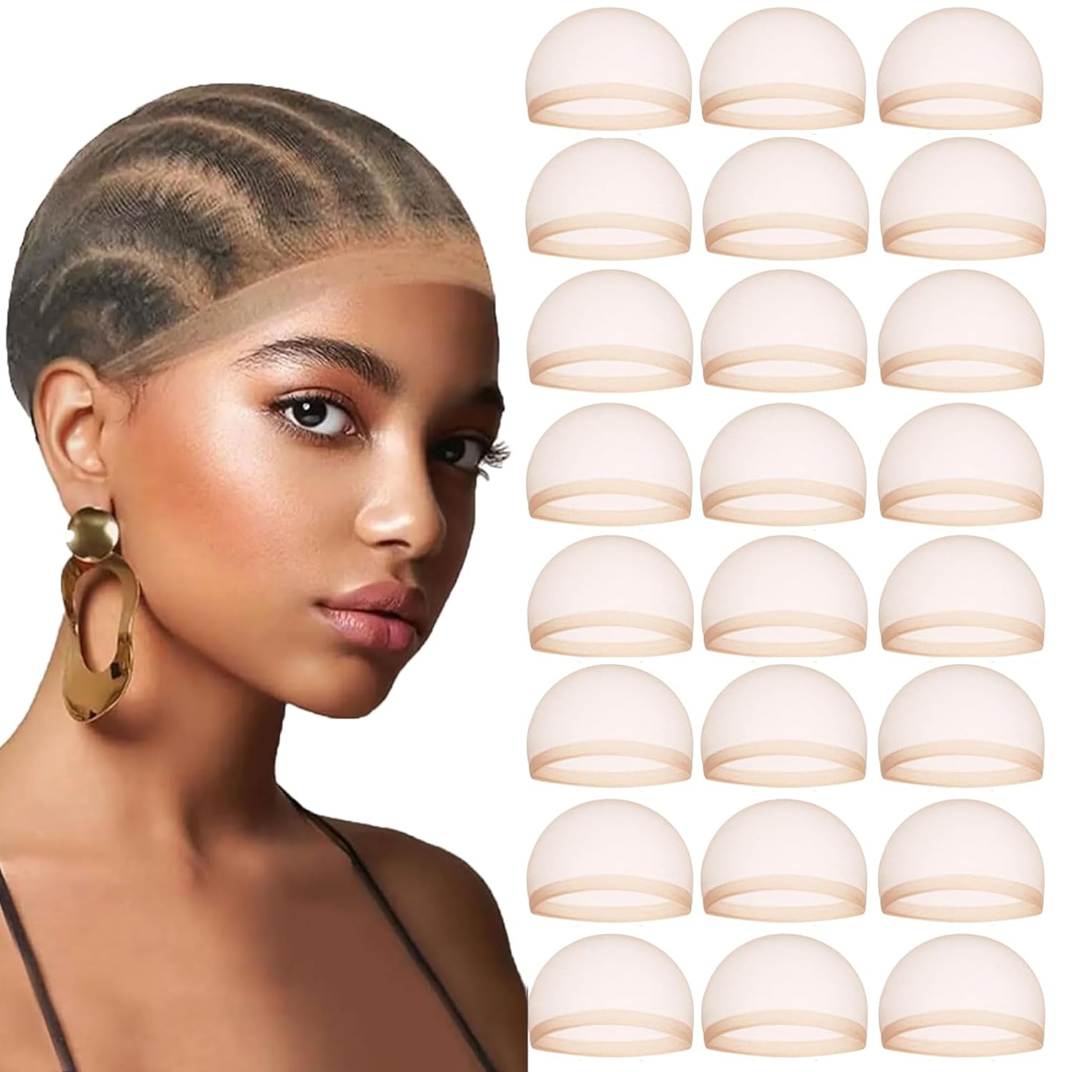 Wig Cap Stocking - Atacado hd peruca boné para mulheres