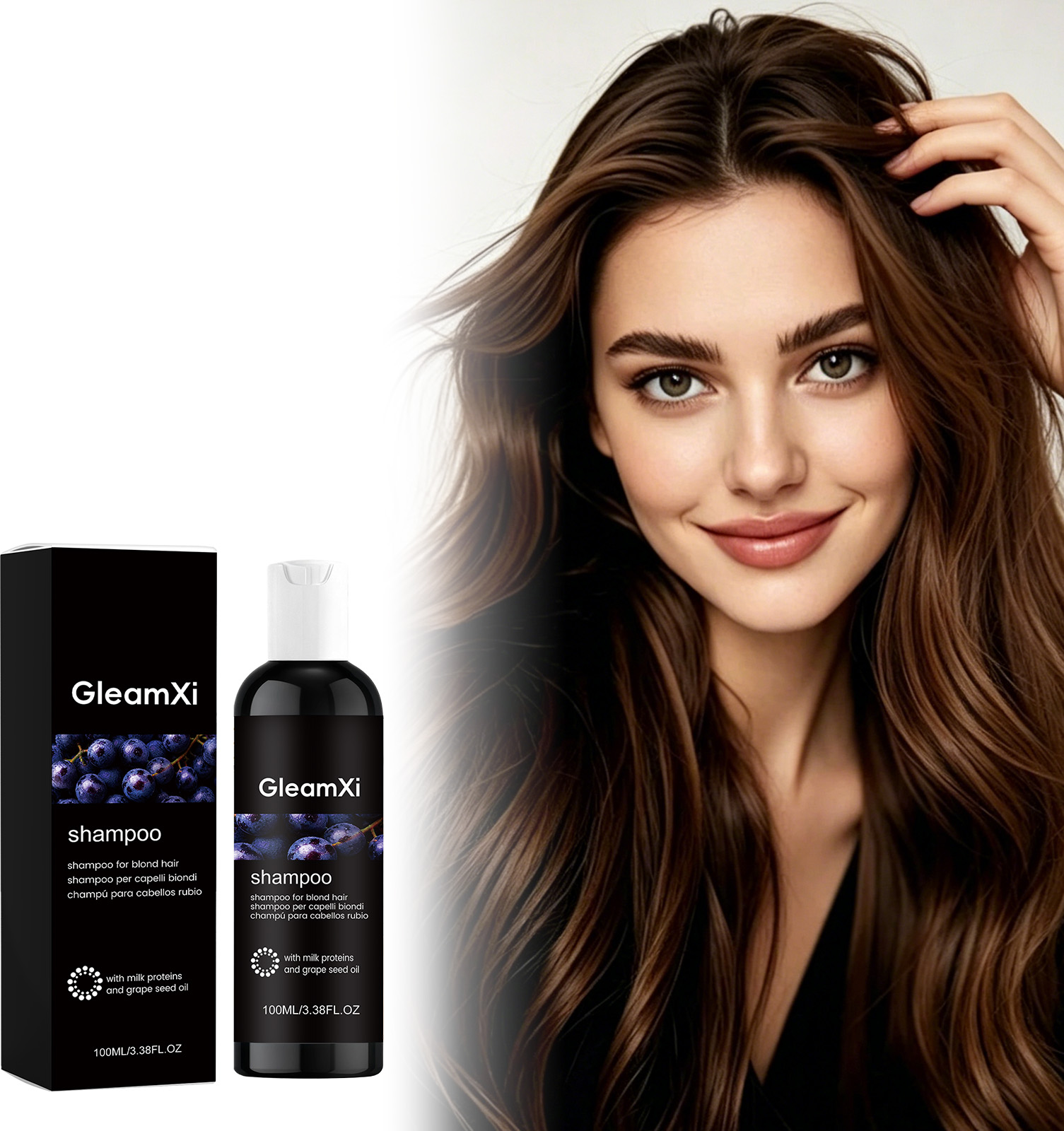 Hair Care For Dry And Frizzy Hair - Shampoo de Proteção para Cabelos Loiros