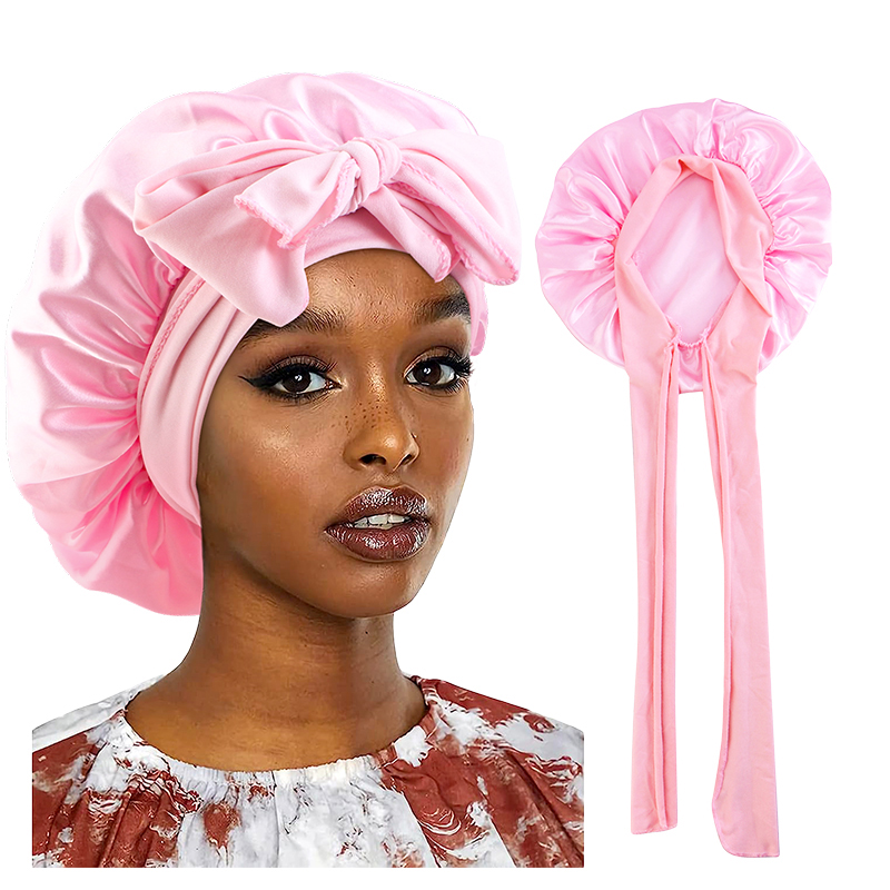 Hair Care Women - Novo cetim touca de dormir para