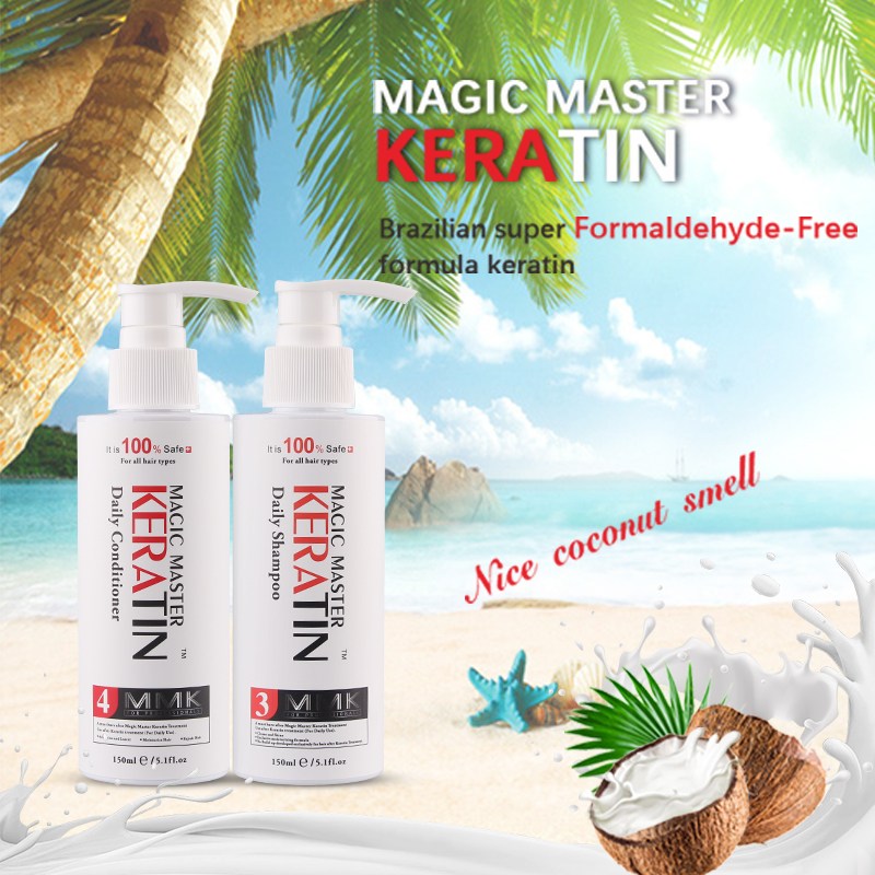 Hair Care Keratin Shampoo - Shampoo para cabelos 150ml, shampoo diário