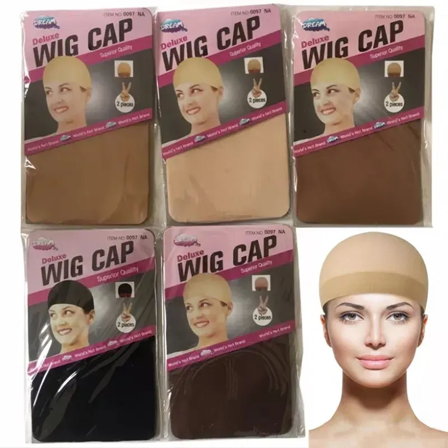 Wig Cap Stocking - 20/30 pçs barato cabelo novo meia