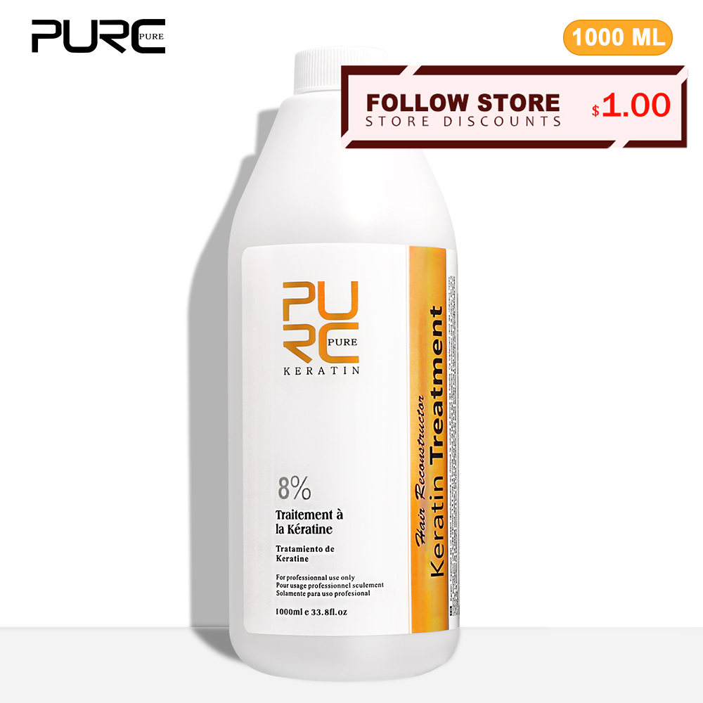 Hair Care Keratin Shampoo - Purc 8% queratina alisamento tratamento remoção
