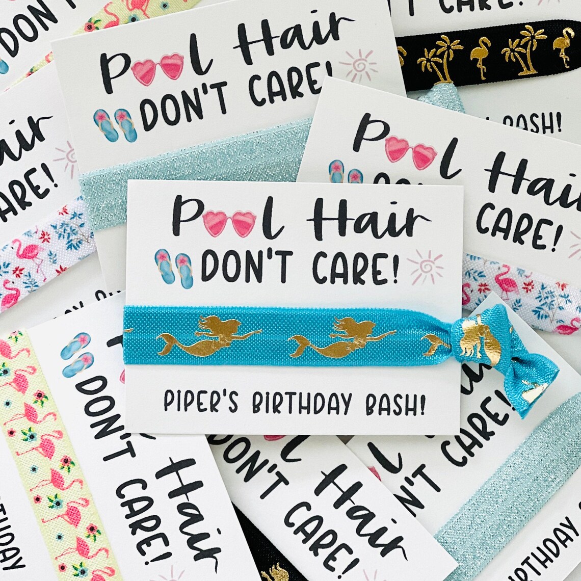 Hair Care Gift - Lembrancinhas Personalizadas de Elásticos de Cabelo