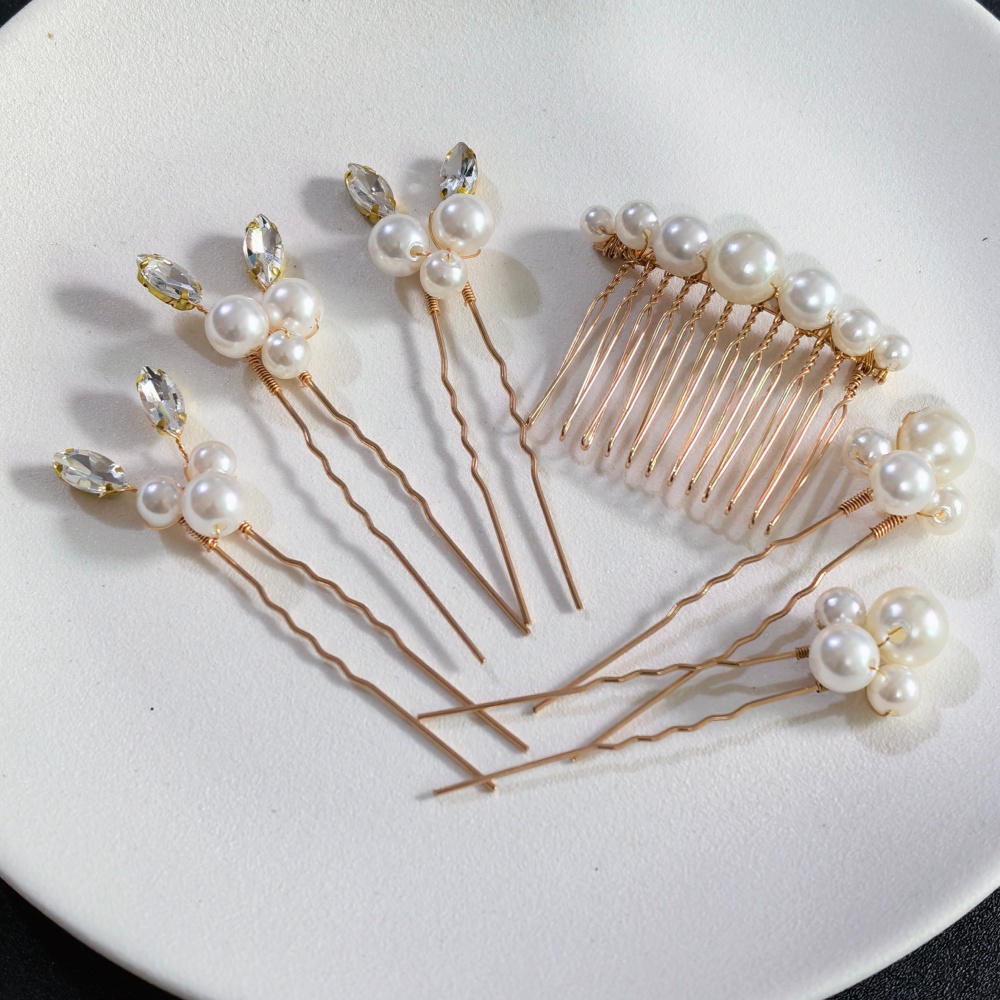 Clip In Hair Piece - Conjunto de Pentes e Grampos de