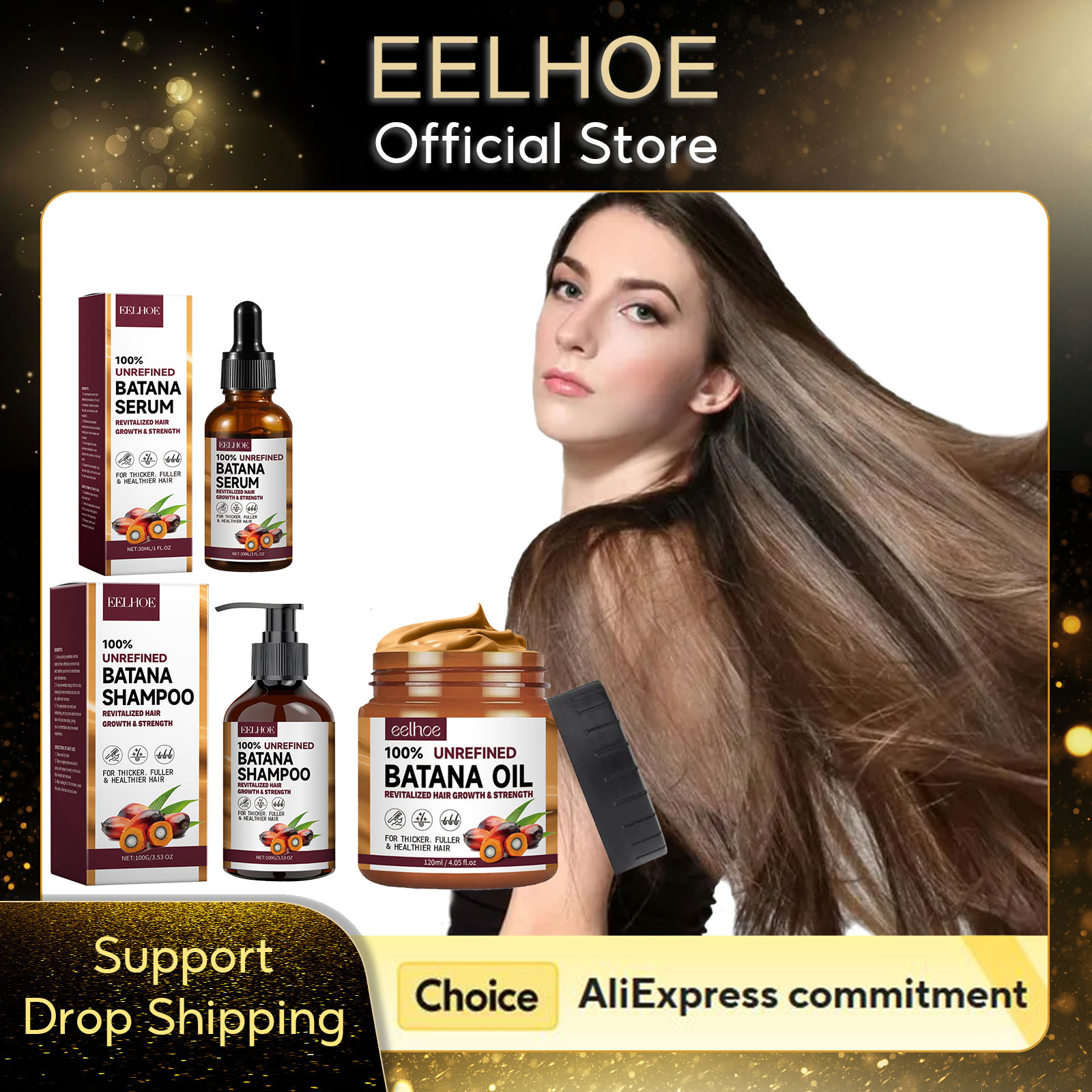 Hair Care Conditioner - Eelhoe natural batana óleo hidratação profunda