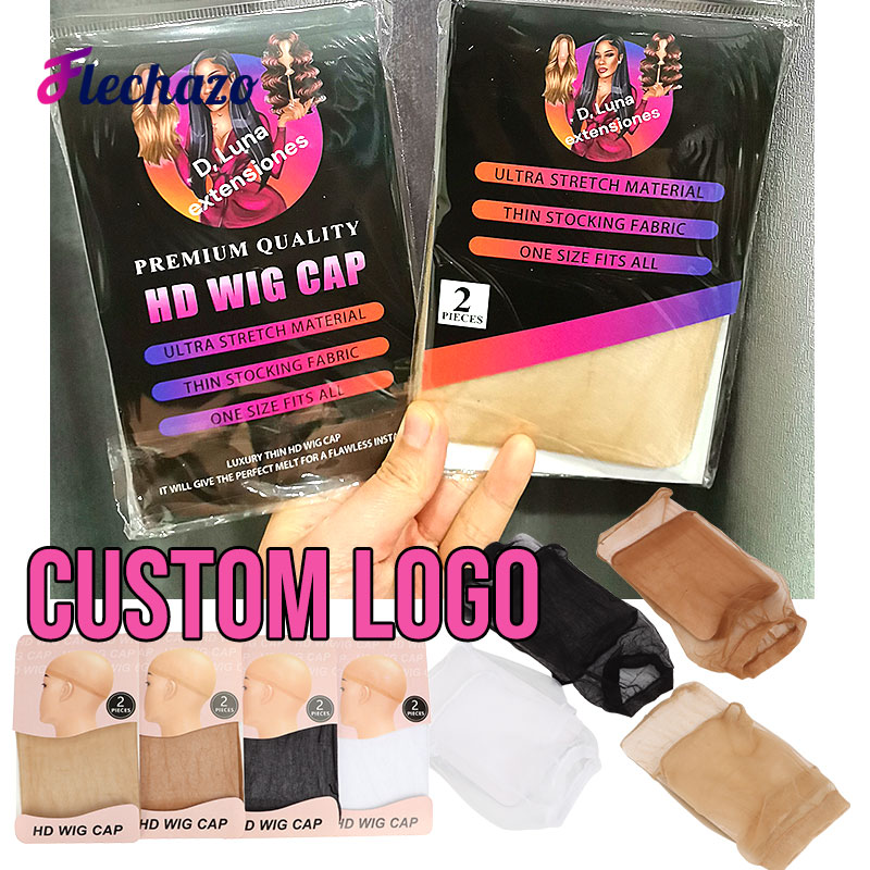 Wig Cap Stocking - Tampa base de peruca hd, meia-calça