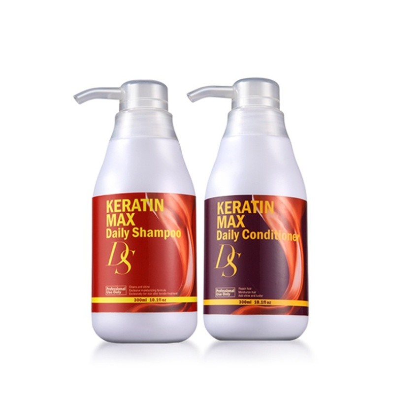 Hair Care Keratin Shampoo - Shampoo diário superior, 300ml ds max,