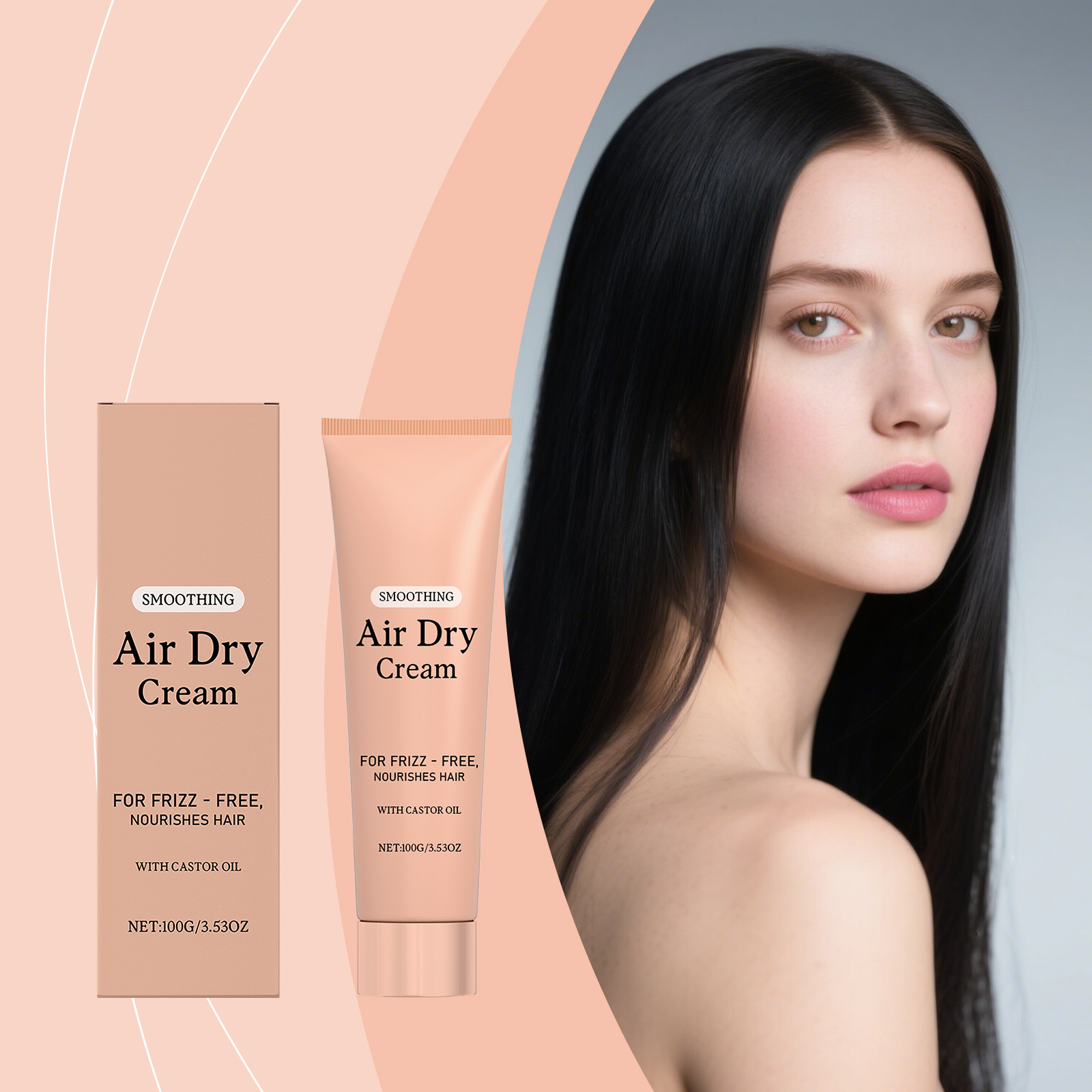 Hair Care Conditioner - Creme Capilar Alisante Air Dry Anti-Frizz,