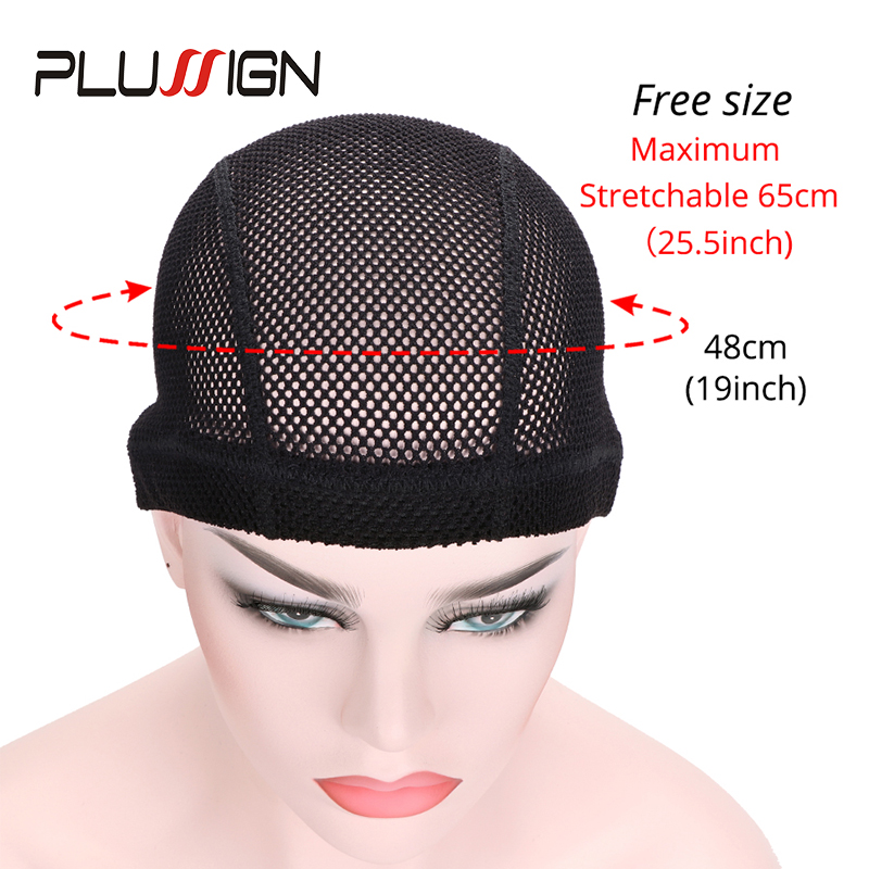 Plussign macio crochê peruca b - Wig Cap Stocking avaliação e preço