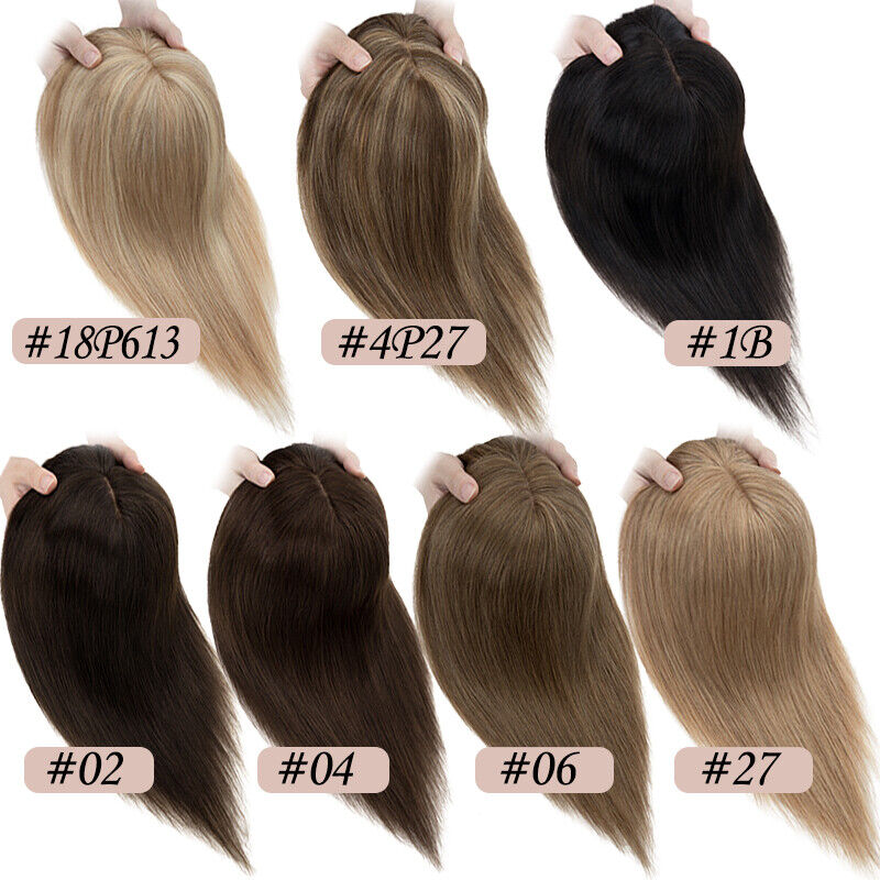 Toupee real do cabelo humano c - Clip In Hair Piece avaliação e preço