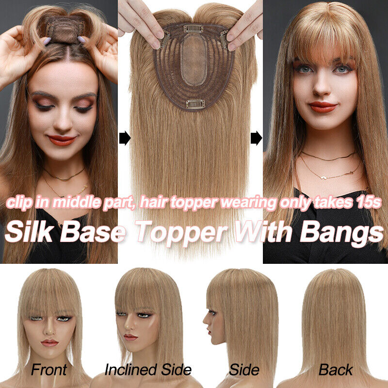 Toupee real do cabelo humano c - Clip In Hair Piece avaliação e preço
