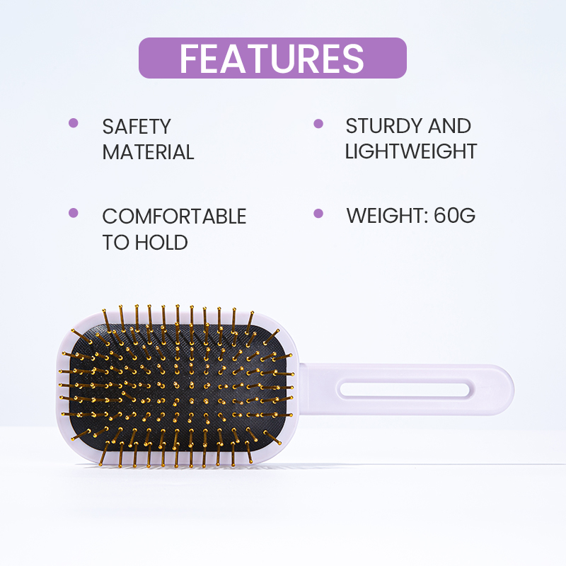 Escova de Cabelo 3D com Almofa - Hair Care Gift avaliação e preço