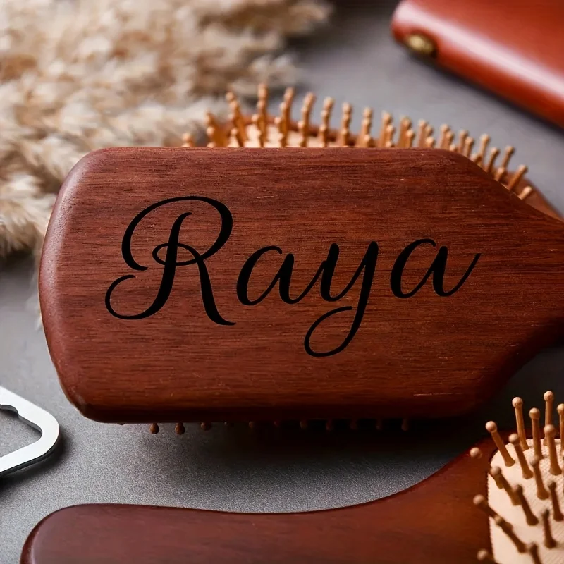 Pente de cabelo de sândalo com - Hair Care Gift avaliação e preço