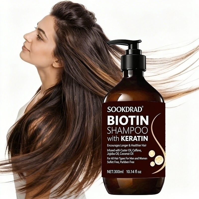 Shampoo de Cabelo com Biotina  - Hair Care Keratin Shampoo avaliação e preço