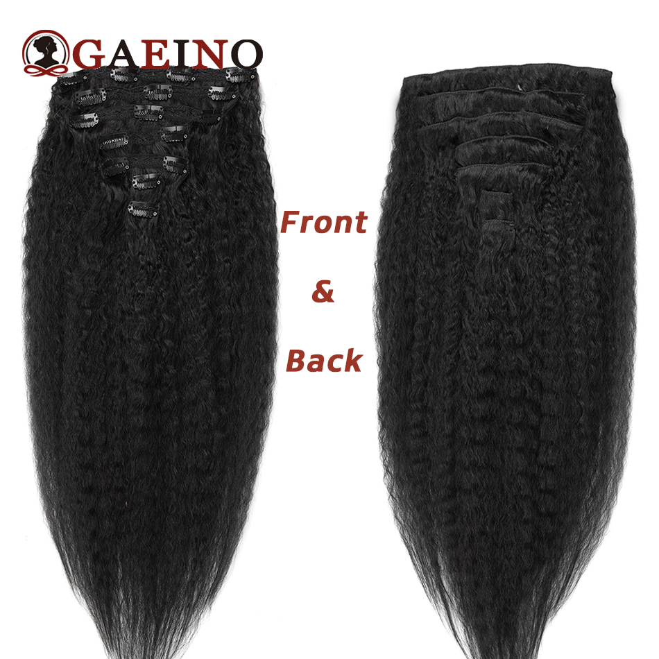 Grampo reto crespo em extensõe - Clip In Hair Piece avaliação e preço