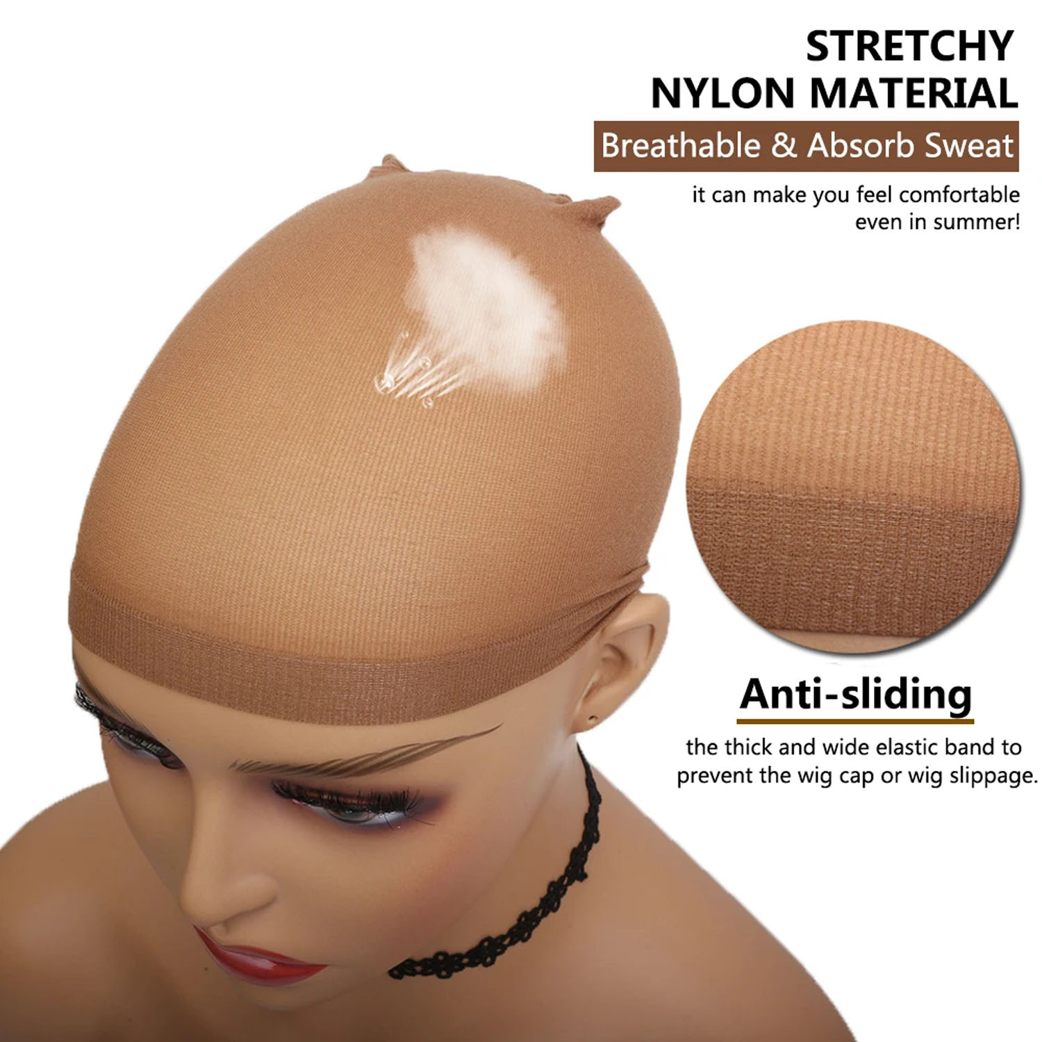 20/30 pçs barato cabelo novo m - Wig Cap Stocking avaliação e preço