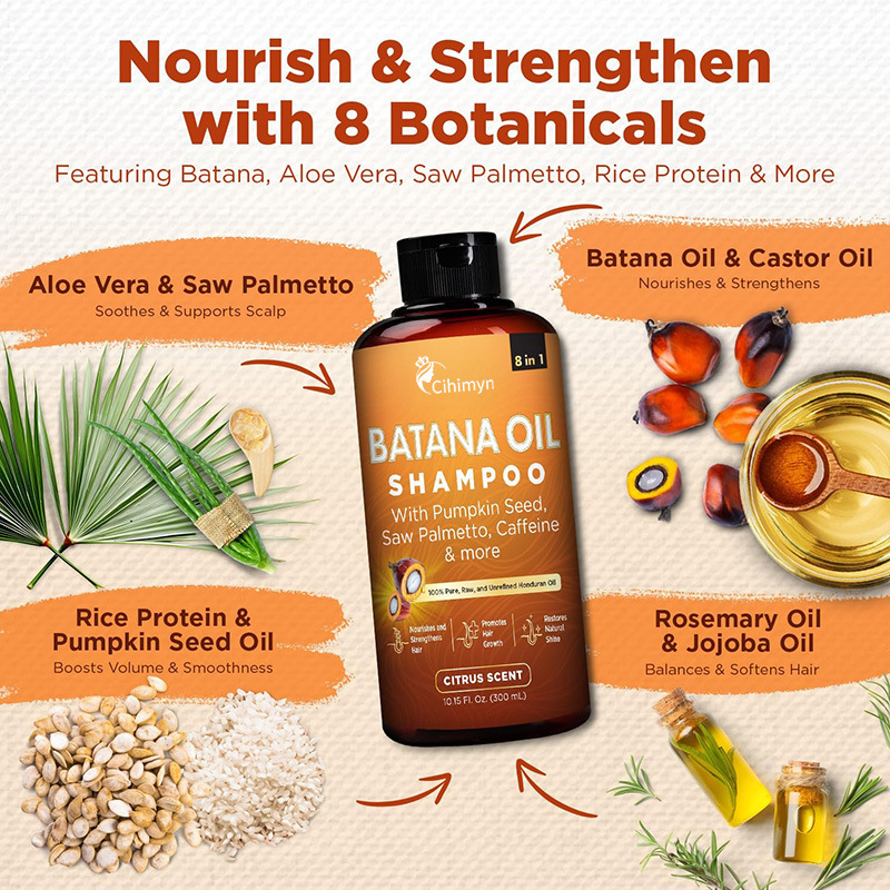 Óleo de Batana 300ml, Shampoo  - Hair Care For Dry And Frizzy Hair avaliação e preço