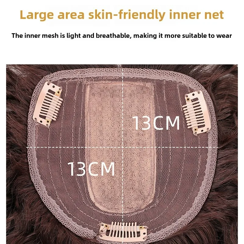 13x13cm cabelo humano encaraco - Hair Care Women avaliação e preço