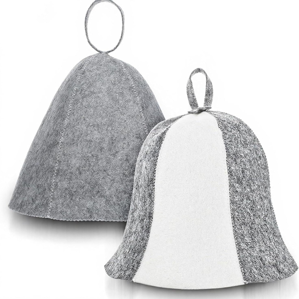 Chapéu de sauna cinza para uso - Hair Care Daily Routine avaliação e preço
