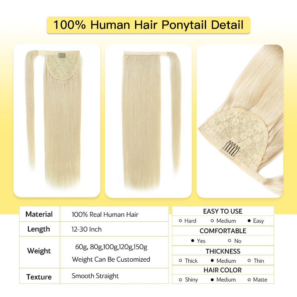 Yelo rabo de cavalo cabelo hum - Clip In Hair Piece avaliação e preço