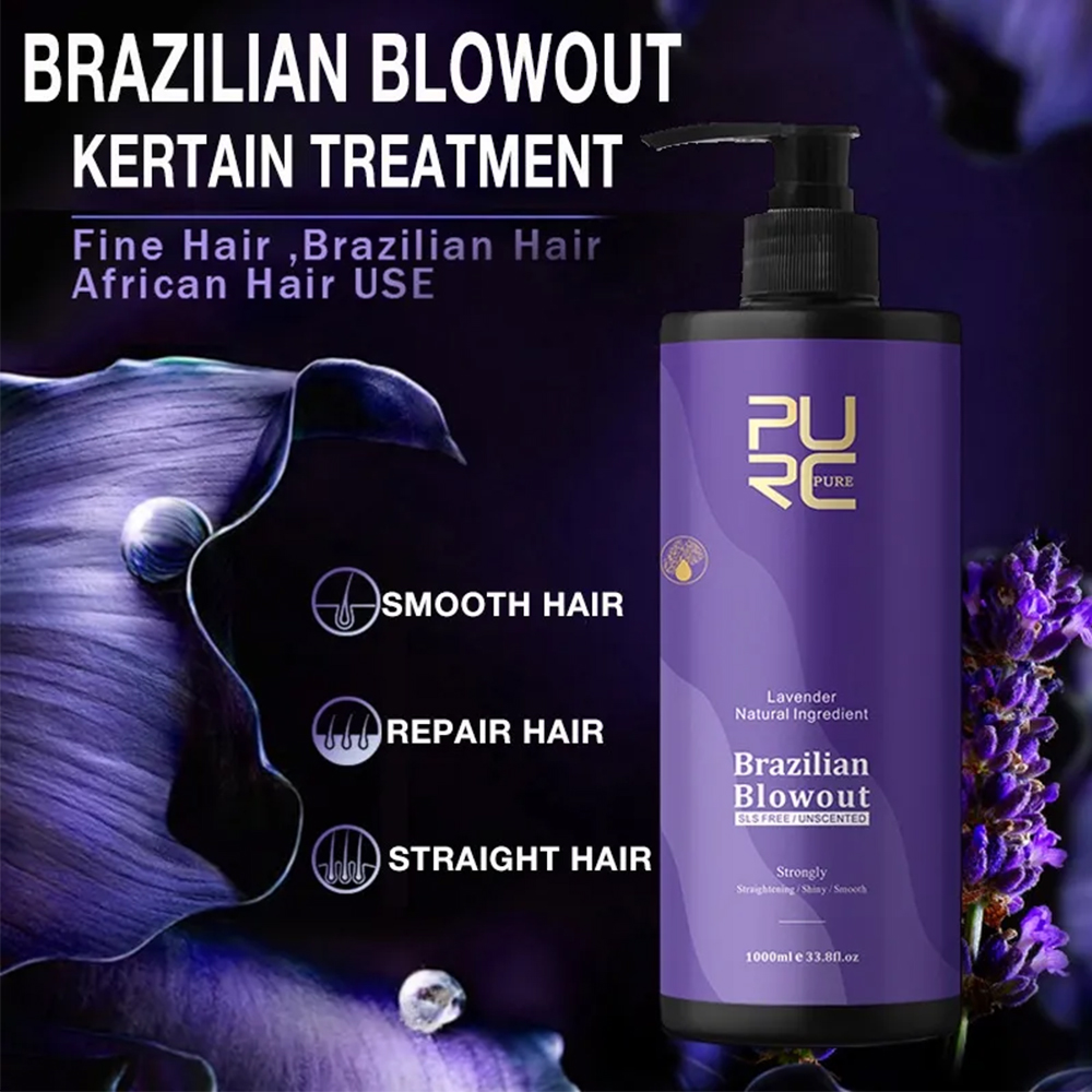 Purc lavanda 12% queratina bra - Hair Care Keratin Shampoo avaliação e preço